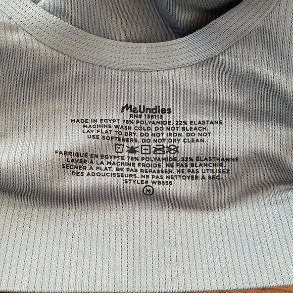 MeUndies Women's Breathe Bonded U-Back Bralette
M Goblin Blue Medium - Picture 5 of 7